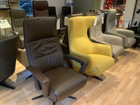 relaxfauteuil op draaivoet  met accu