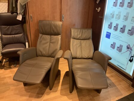 Relaxfauteuils met accu  2 stuks 