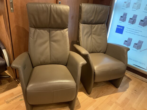 Relaxfauteuils met accu  2 stuks 